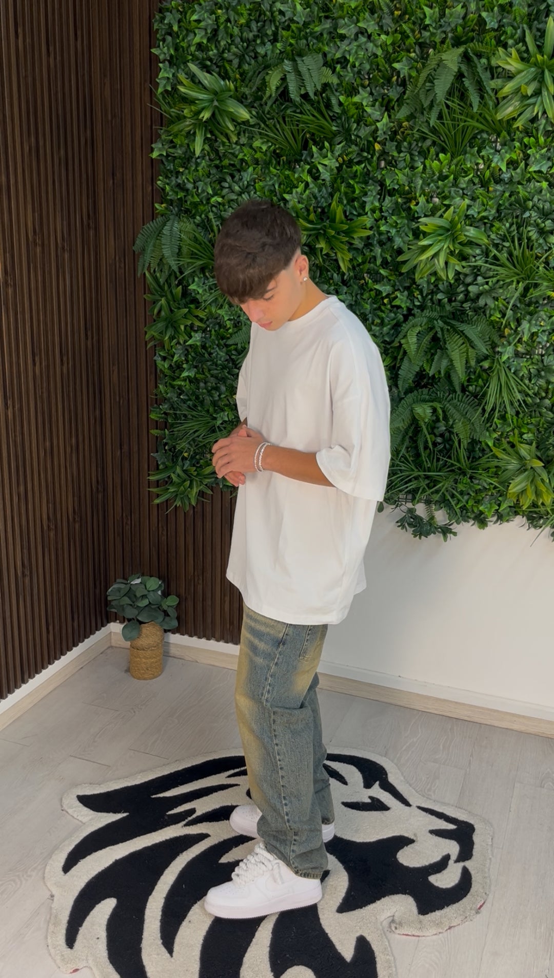 JEANS BAGGY SAND