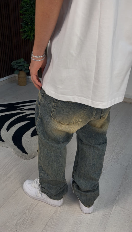 JEANS BAGGY SAND
