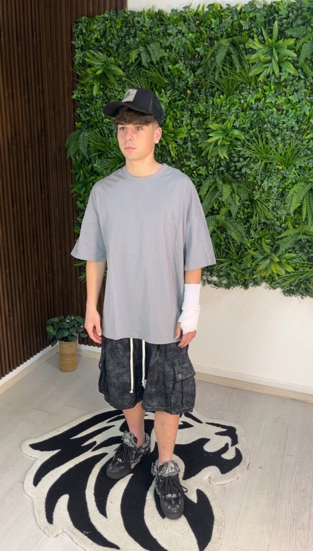 T-SHIRT LIMITED OVER GRIGIA