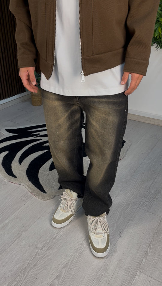 JEANS BAGGY BROWN
