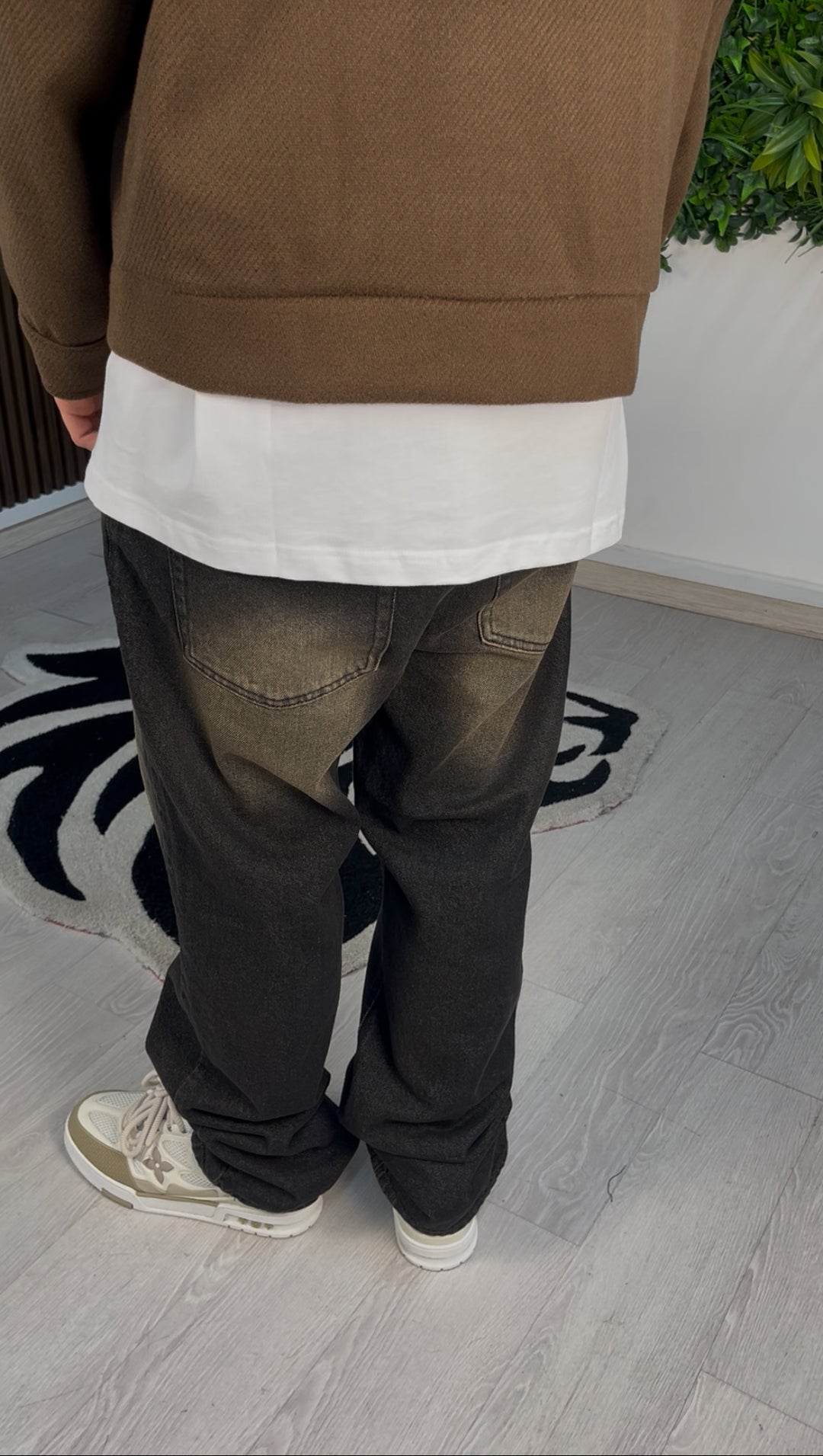 JEANS BAGGY BROWN