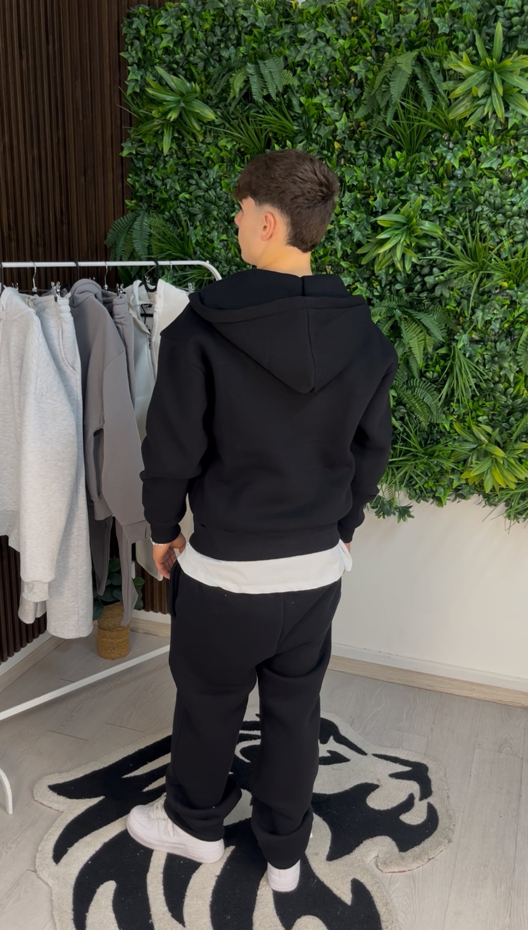 TRACKSUIT FULL ZIP NERA