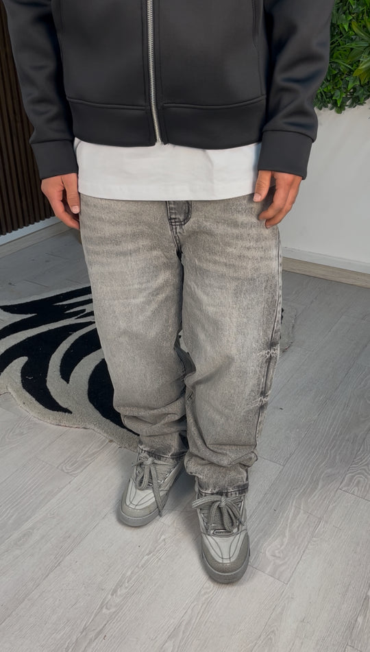 JEANS SUPER BAGGY GREY