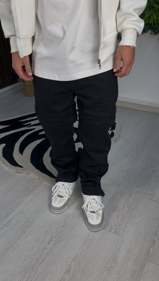JEANS FLARE TOTAL BLACK
