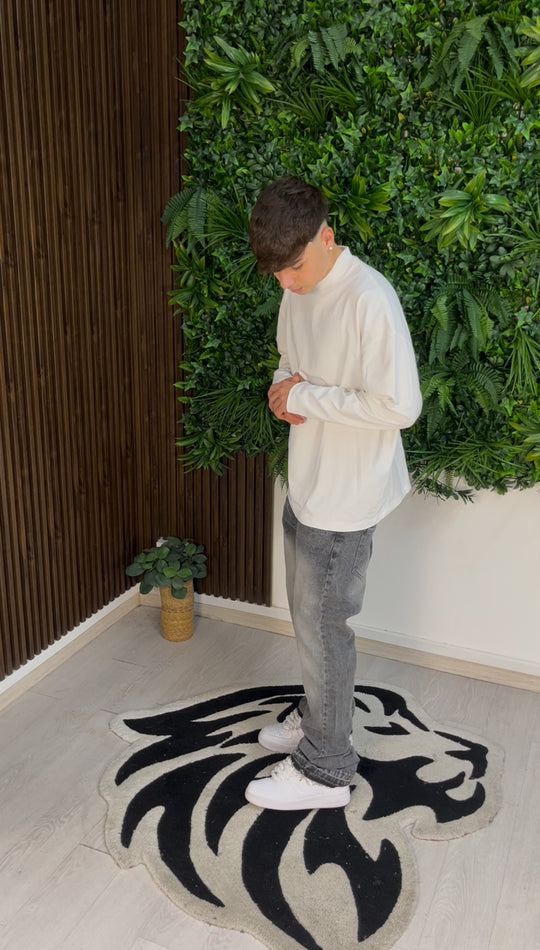 JEANS FLARE DUAL GREY