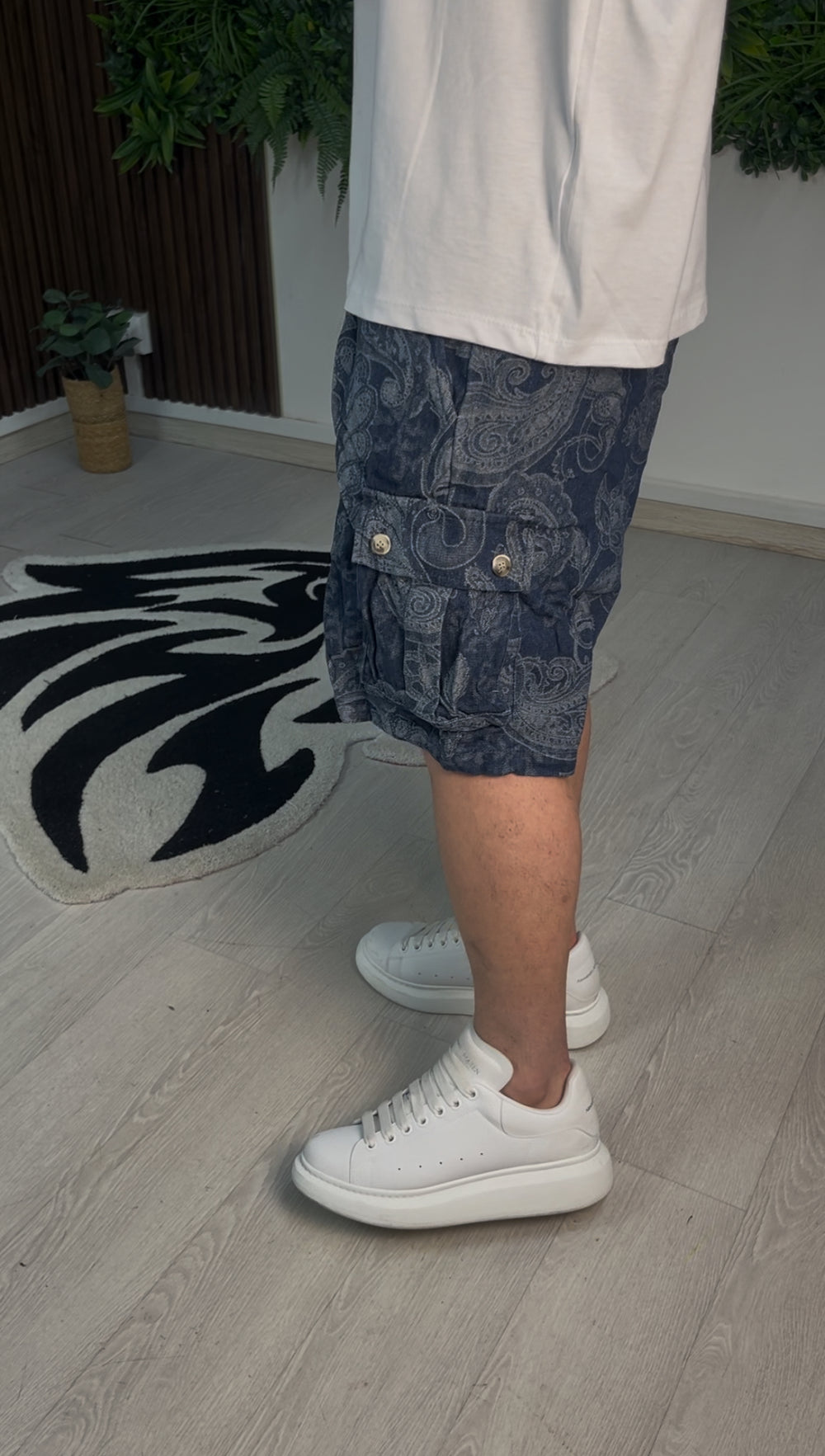 CARGO CORTO JEANS