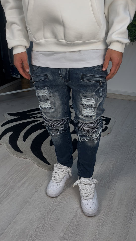 JEANS NEXUS BIKER BLUE