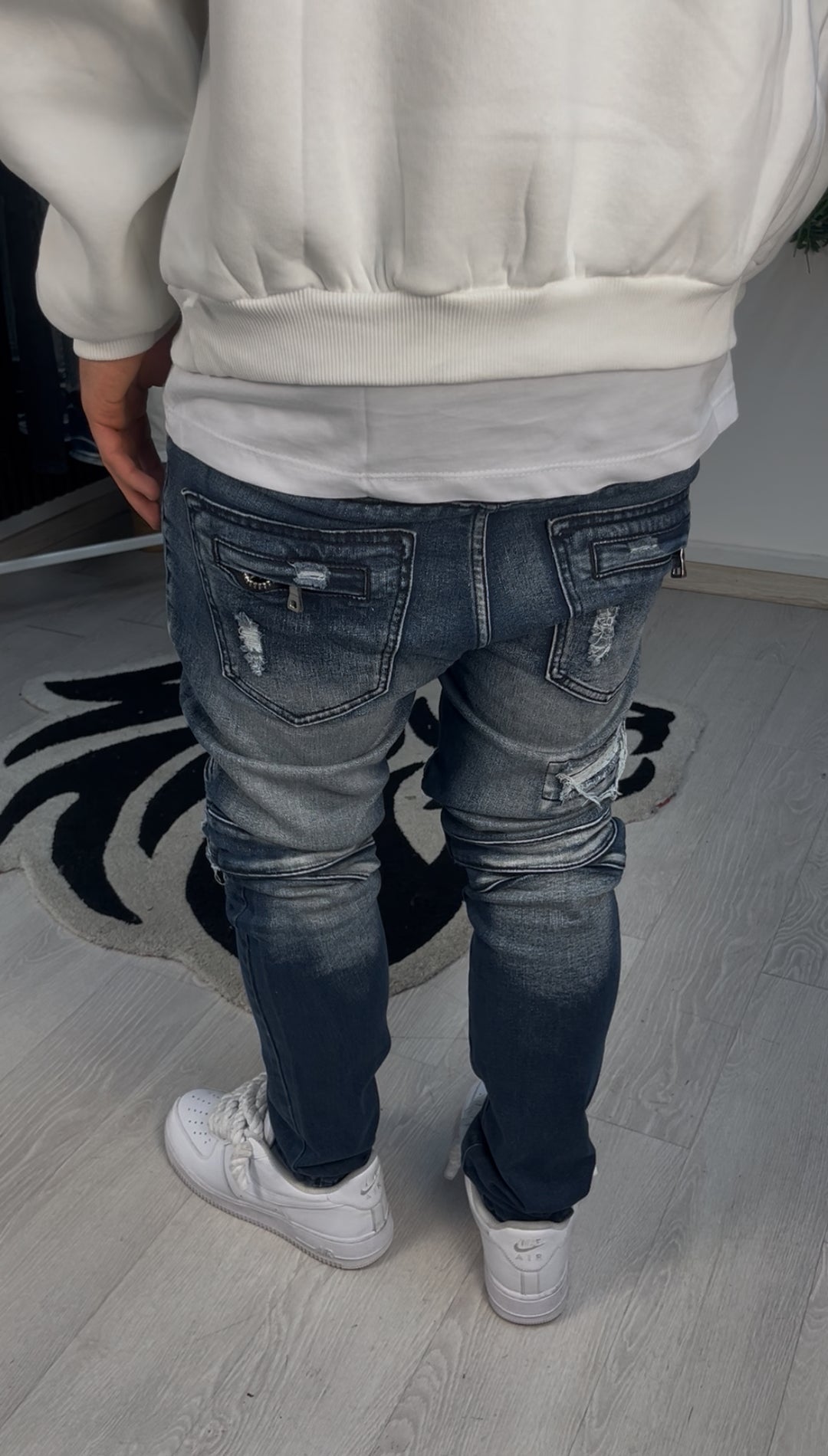 JEANS NEXUS BIKER BLUE