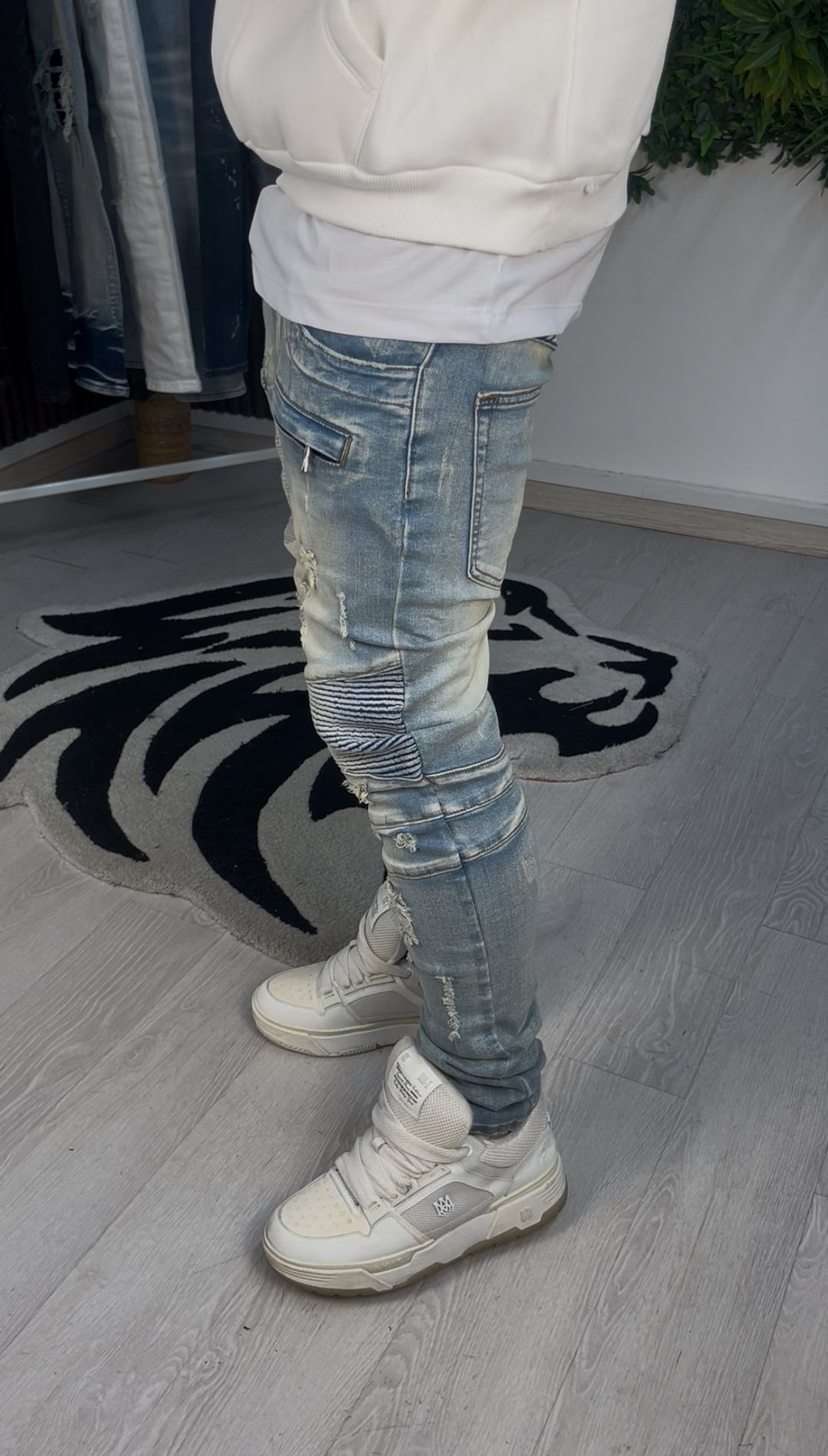 JEANS NEXUS BIKER LIGHT BLUE