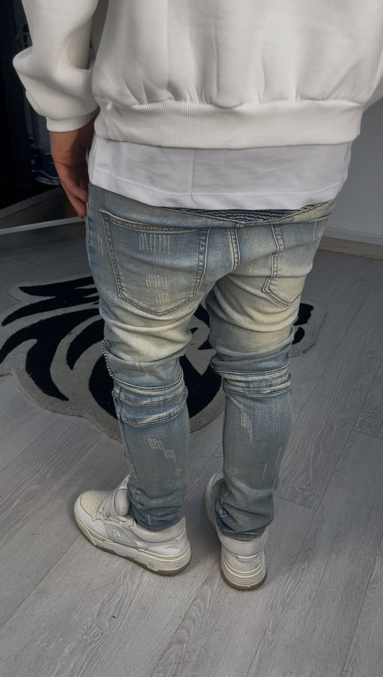 JEANS NEXUS BIKER LIGHT BLUE