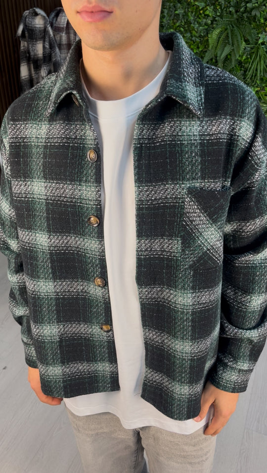 CAMICIA COZY VERDE