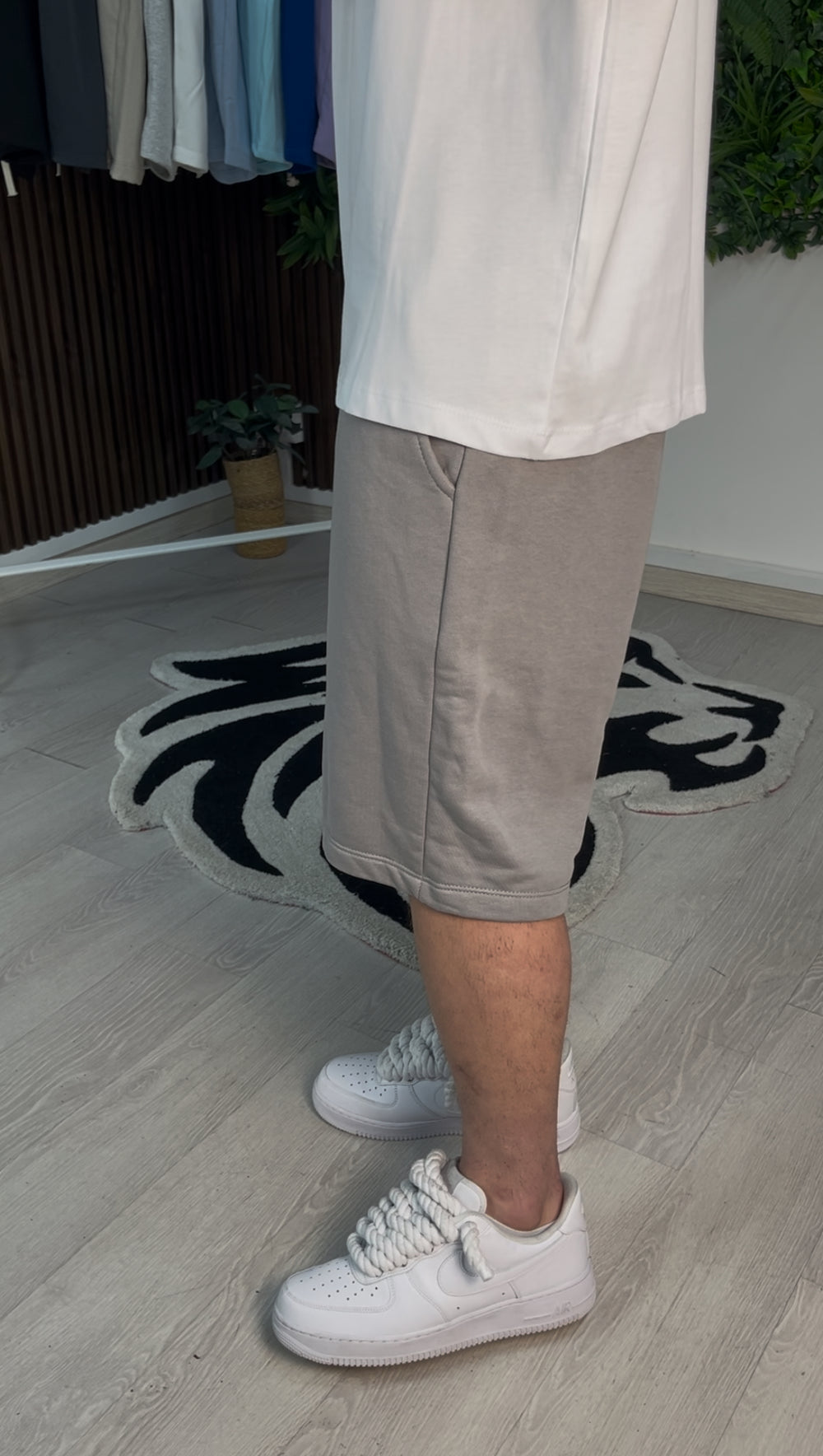 PANTALONCINO GRIGIO