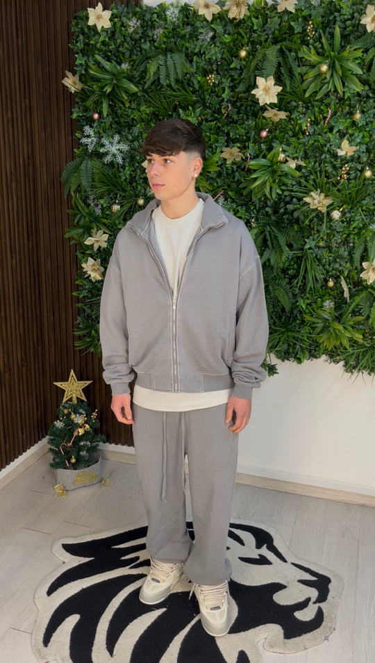 WASHED FLEX PANTS GREY