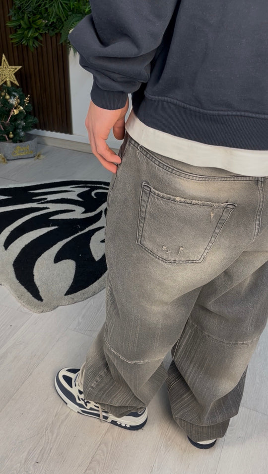 JEANS DAMAGE BALOON FIT