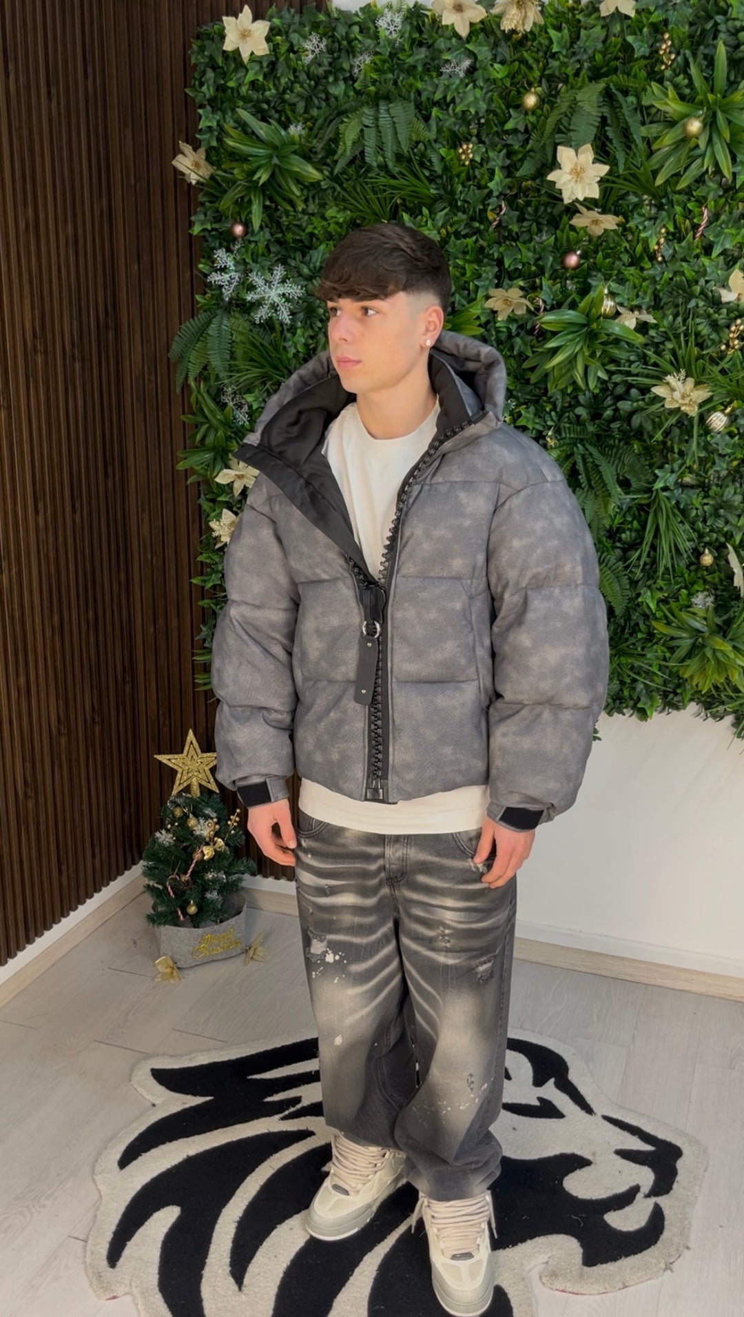 PUFFER MEGA ZIP SHADOW