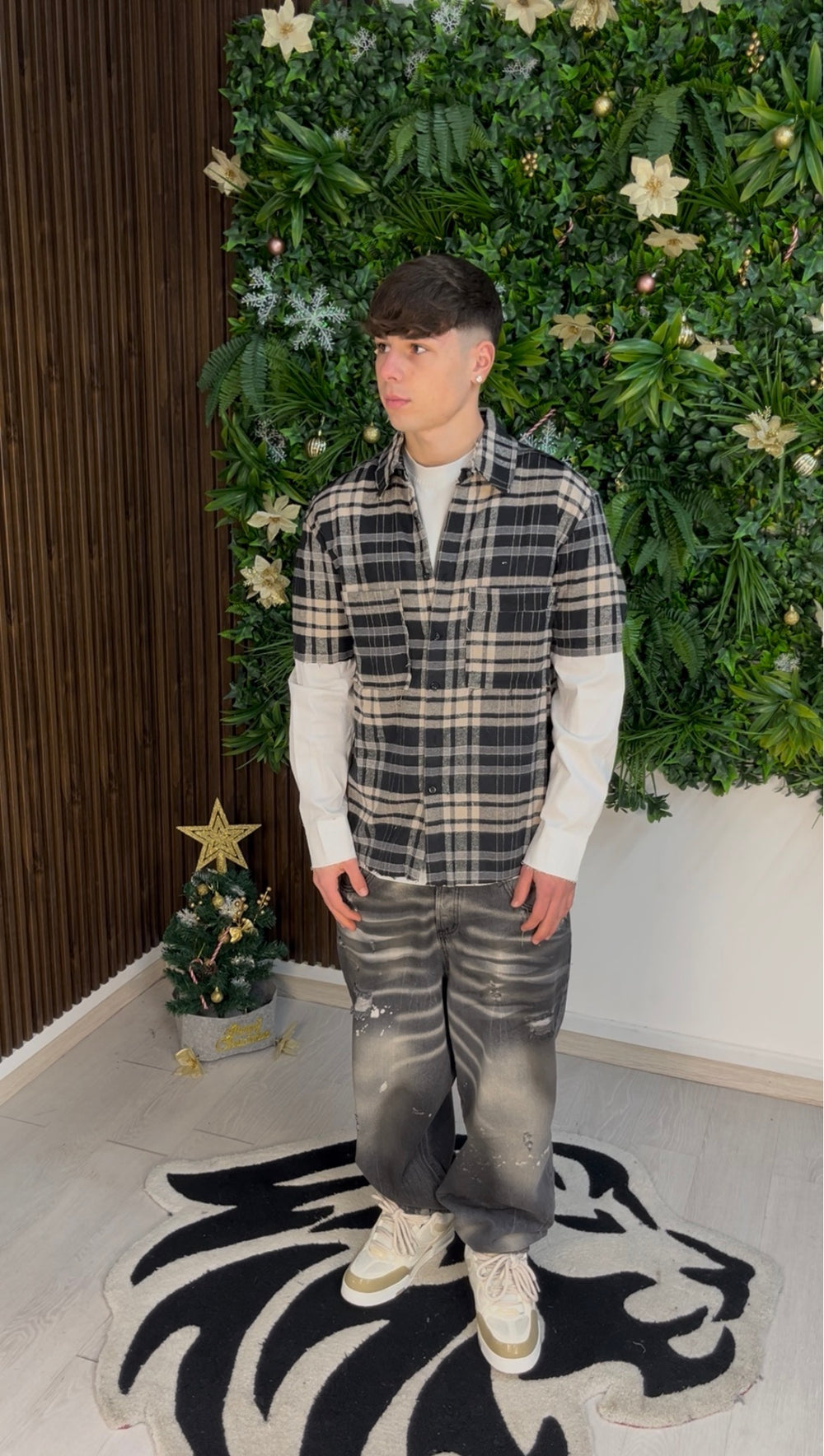 CAMICIA DOUBLE BEIGE