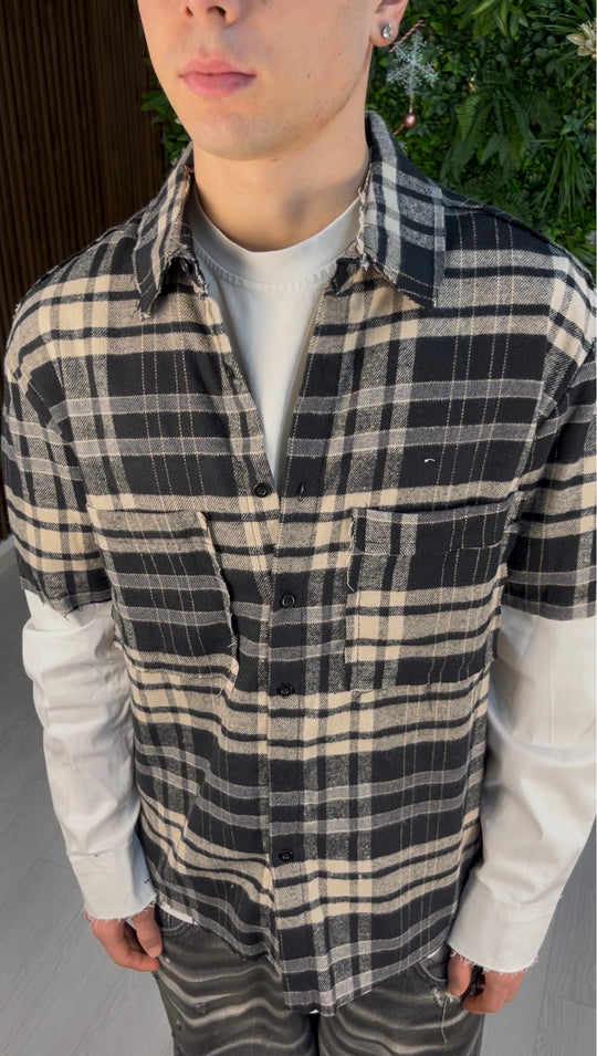 CAMICIA DOUBLE BEIGE