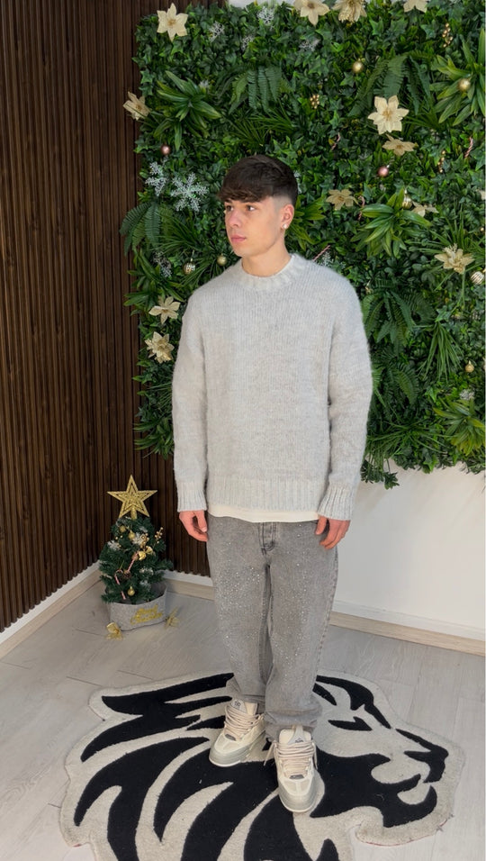 MAGLIONE SOFT GRIGIO
