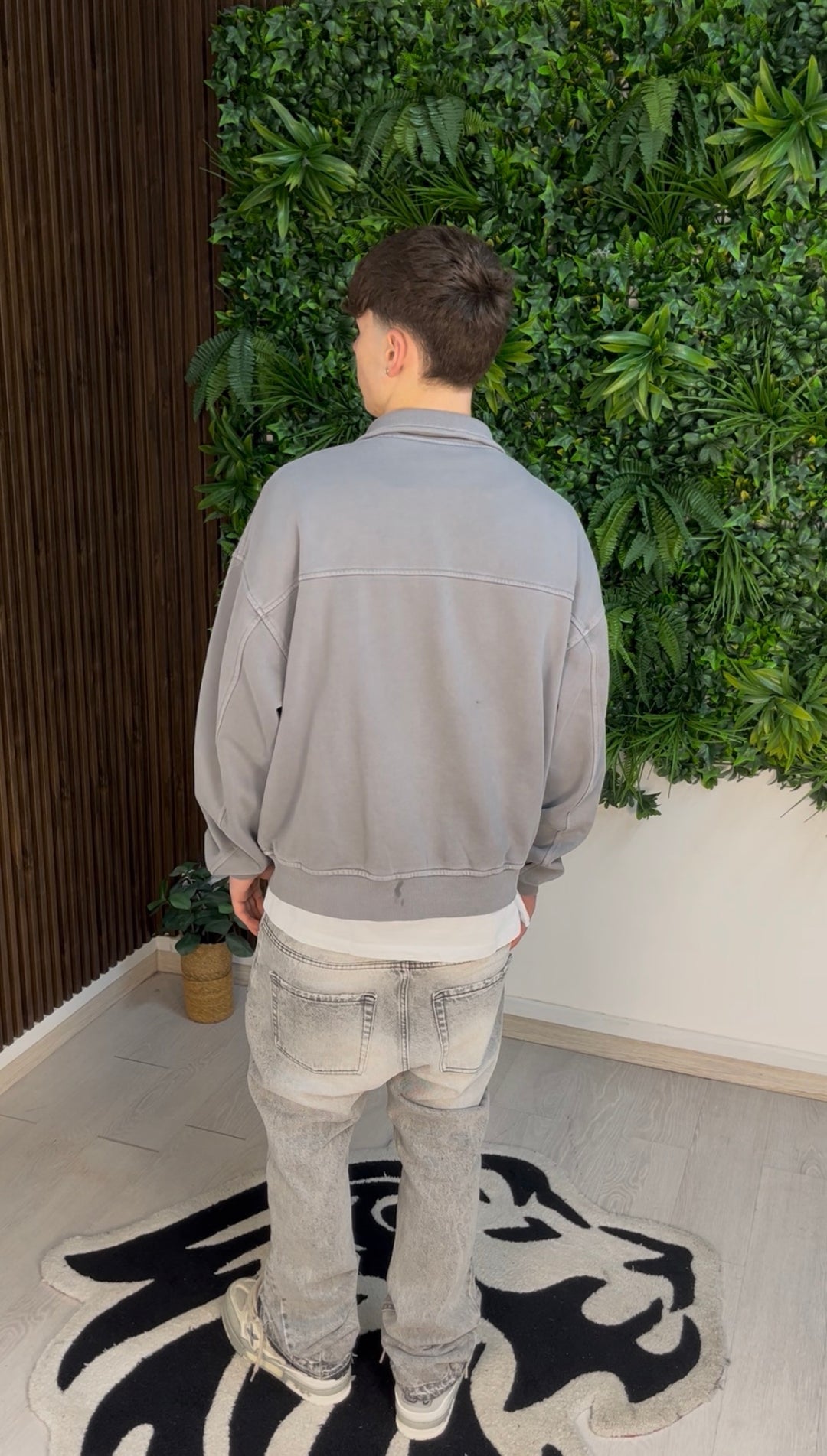 JEANS FLARE LIGHT GREY