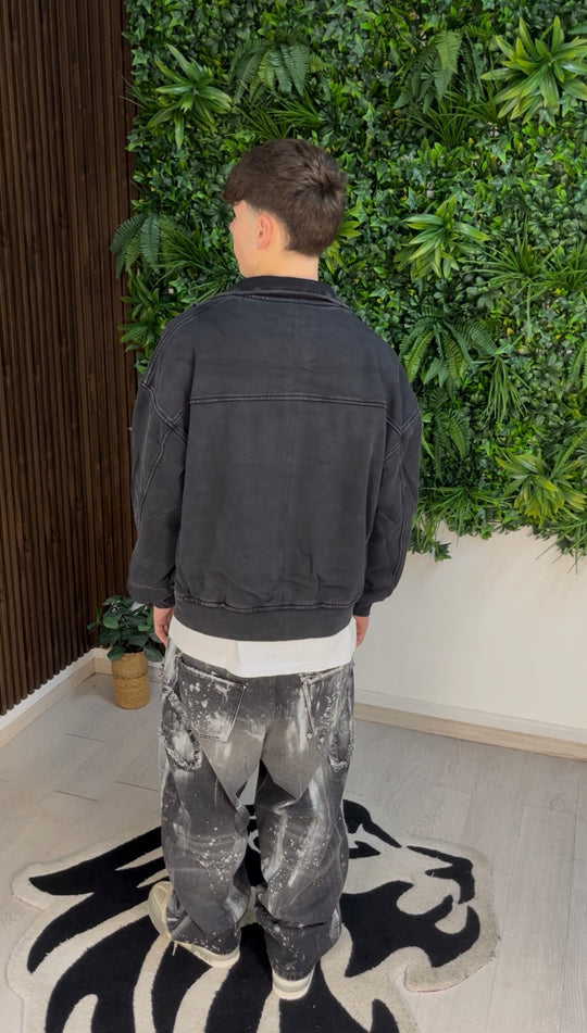 JEANS SUPER BAGGY PAINTED GREY