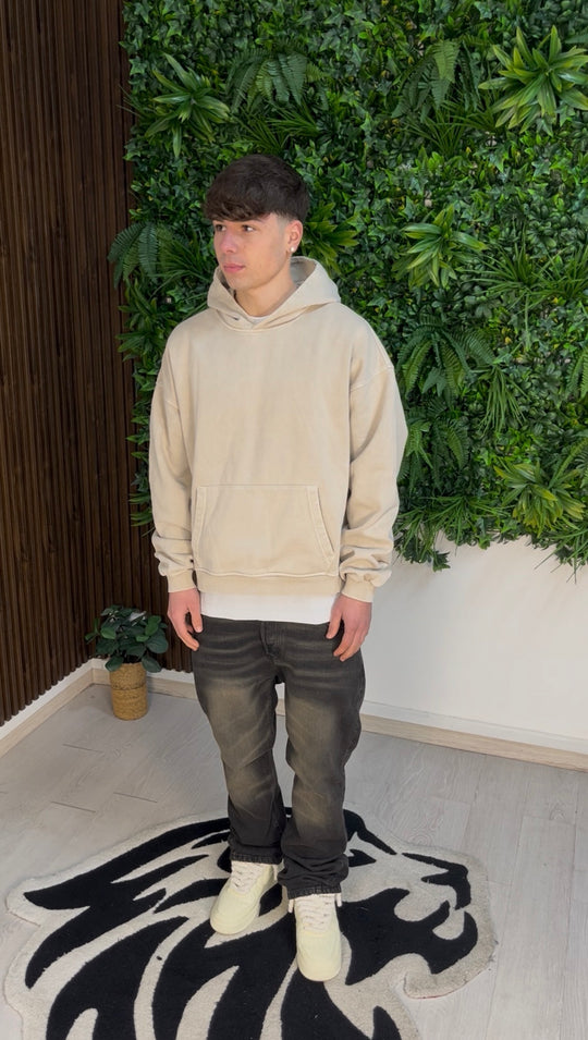 JEANS FLARE LIGHT BROWN