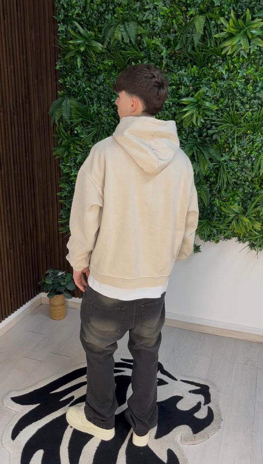 JEANS FLARE LIGHT BROWN