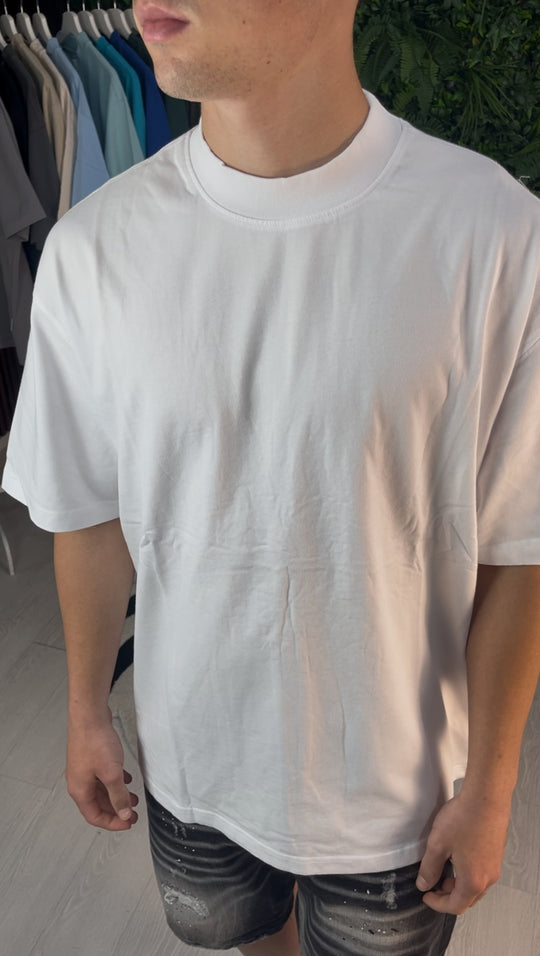 T-SHIRT PREMIUM SEMI-OVER BIANCA