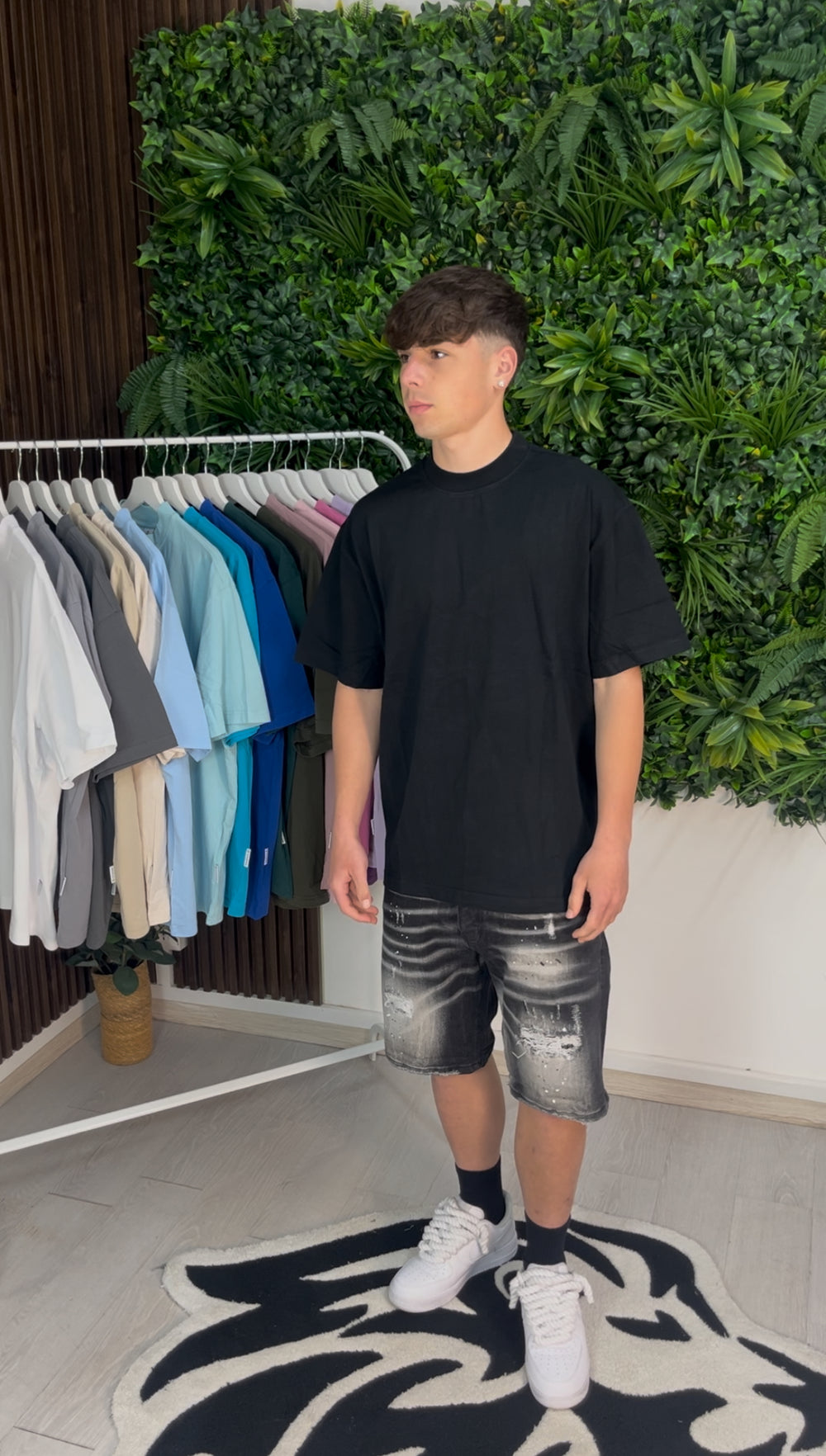 T-SHIRT PREMIUM SEMI-OVER NERA