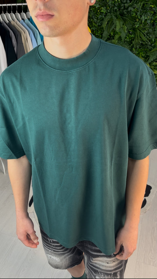 T-SHIRT PREMIUM SEMI-OVER VERDE GUCCI