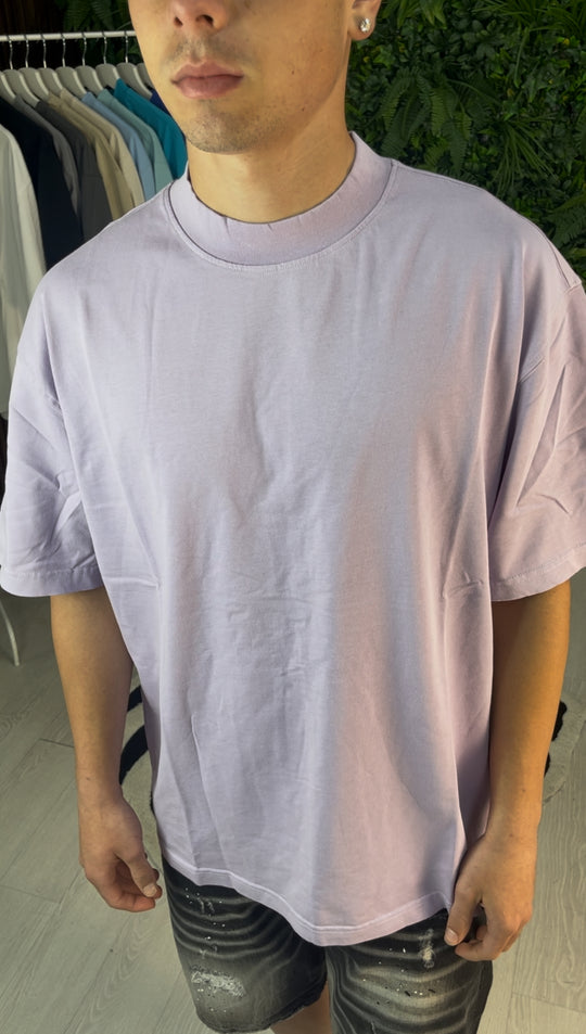 T-SHIRT PREMIUM SEMI-OVER LILLA