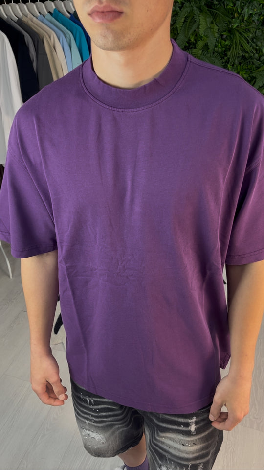 T-SHIRT PREMIUM SEMI-OVER VIOLA
