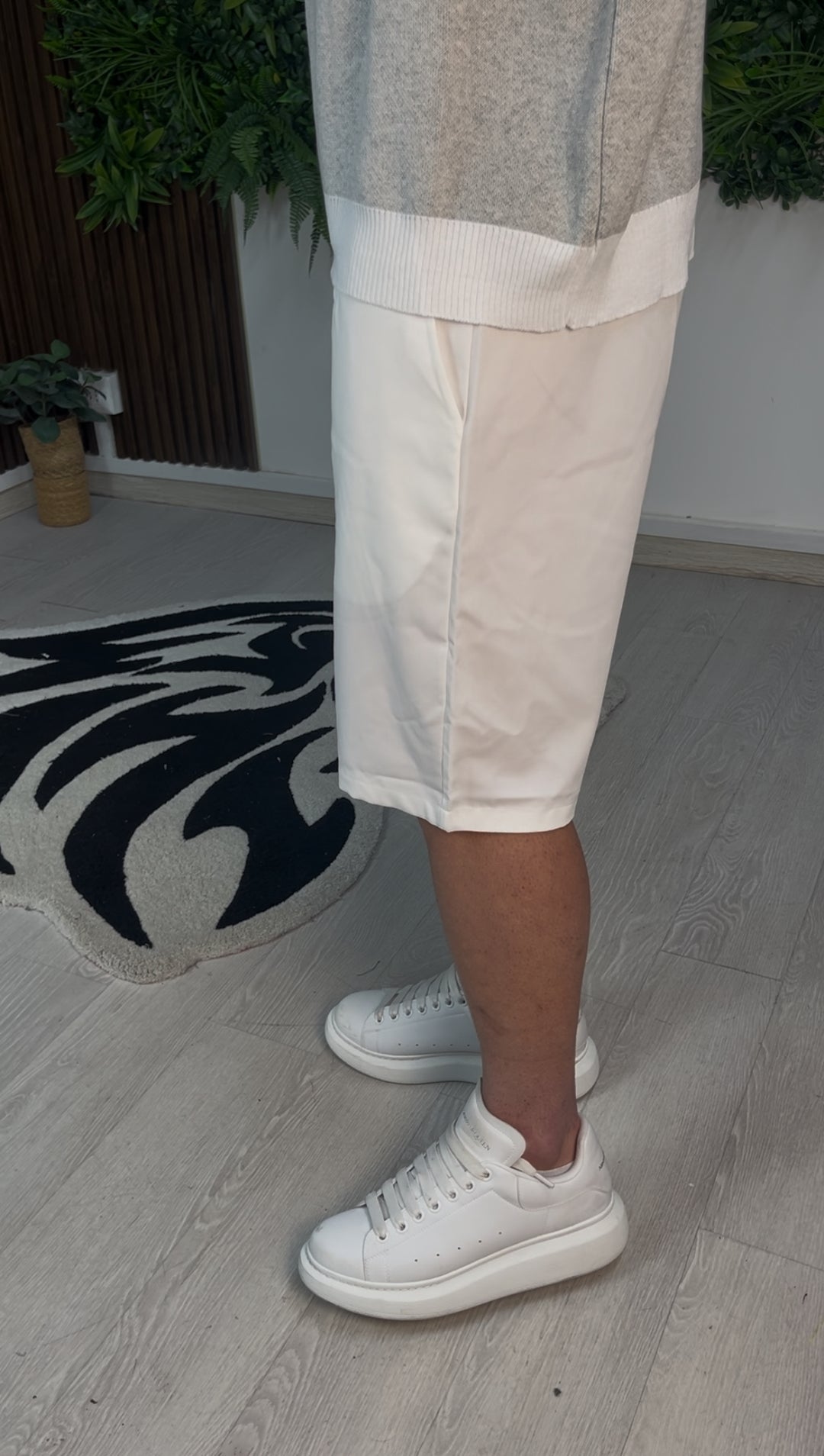 PANTALONE CORTO CLASSY BIANCO