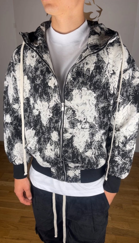 SWEAT-SHIRT BRODÉ FLEURS