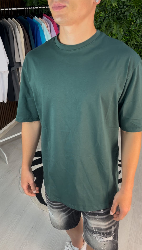 T-SHIRT GIROCOLLO VERDE GUCCI