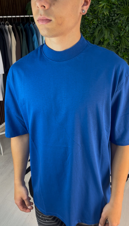 Royal Blue High Neck Next T-shirt