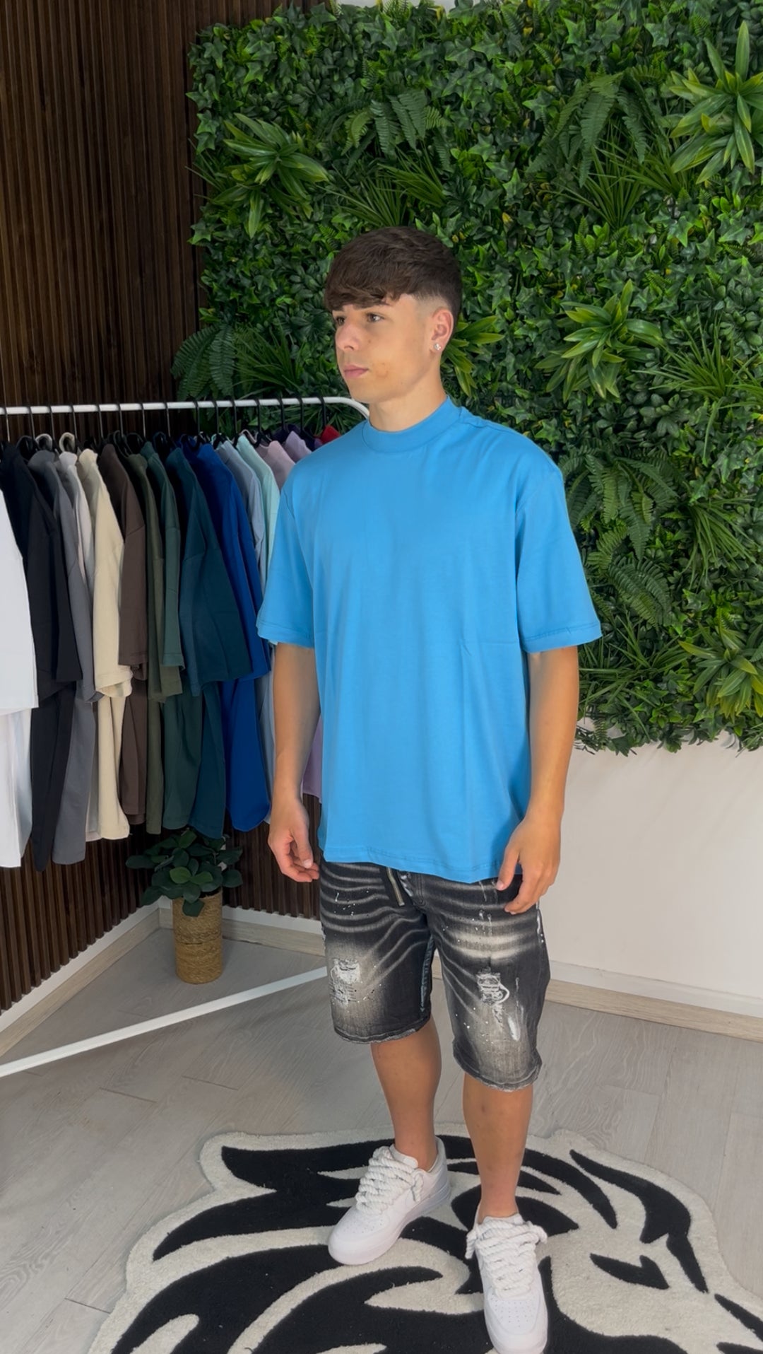 T-shirt tall turquoise