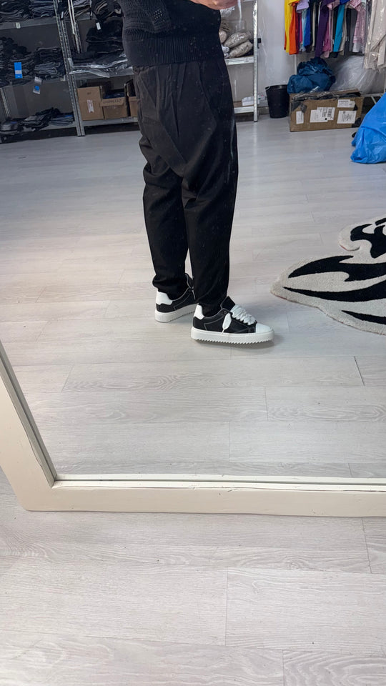 SCARPE NEXUS NERE/BIANCHE IN PELLE