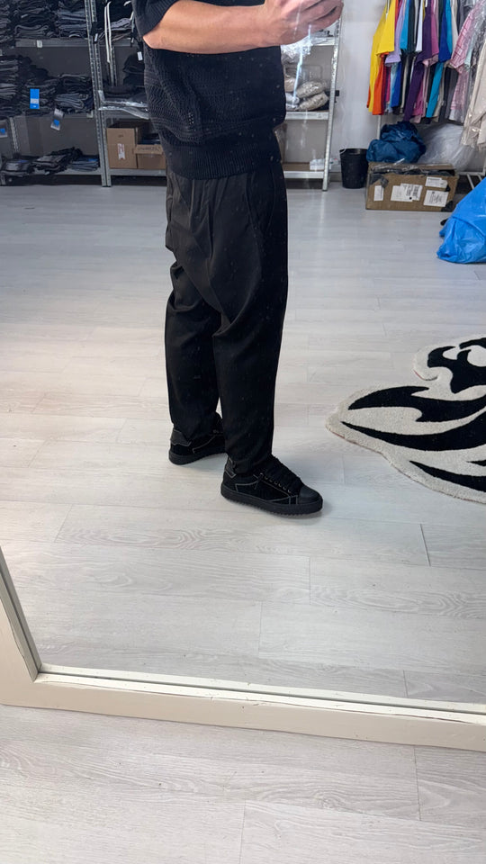 SCARPE NEXUS NERE IN CAMOSCIO