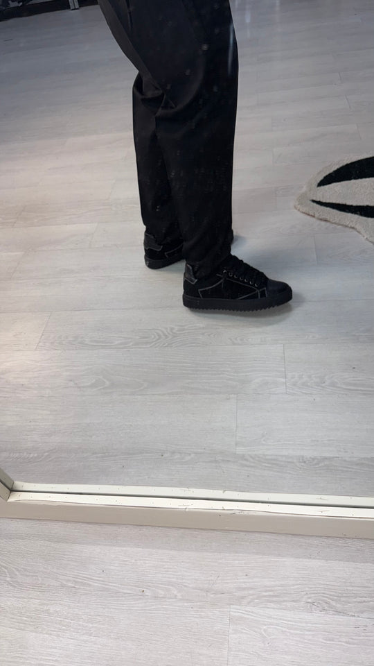 SCARPE NEXUS NERE IN CAMOSCIO