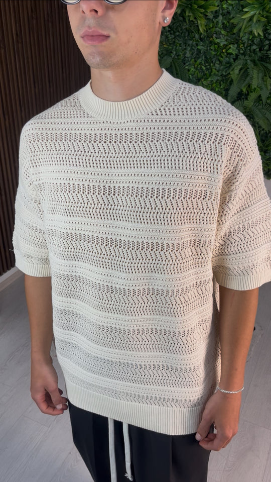 MAGLIA AMALFI PANNA