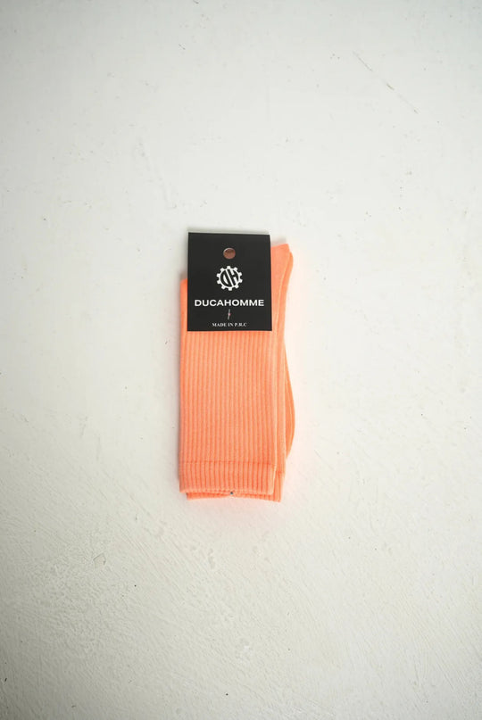 CALZINI ARANCIONE FLUO