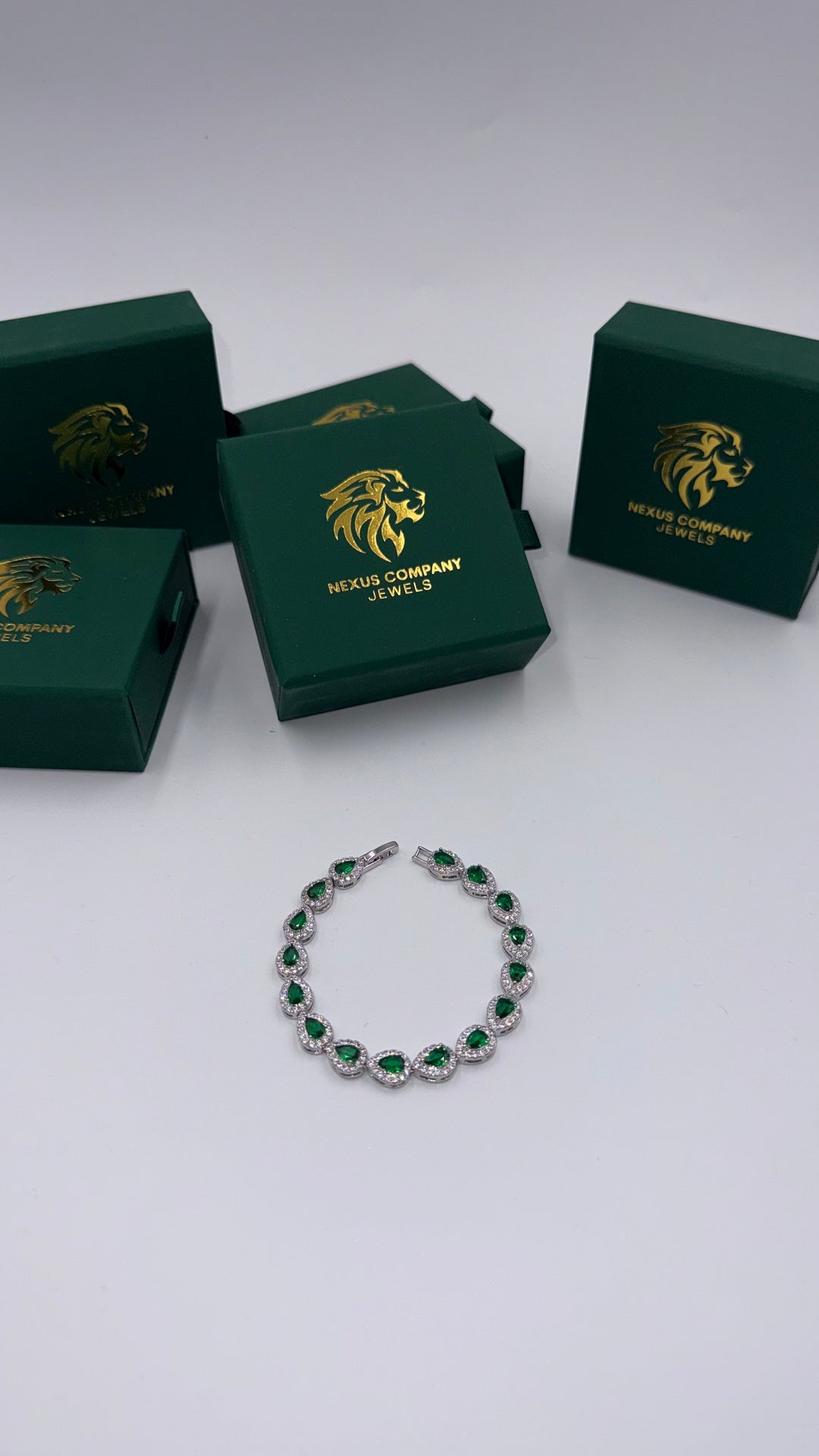 BRACCIALE ROYAL TEAR - EMERALD