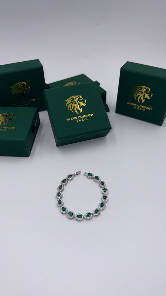 BRACCIALE ROYAL TEAR - EMERALD