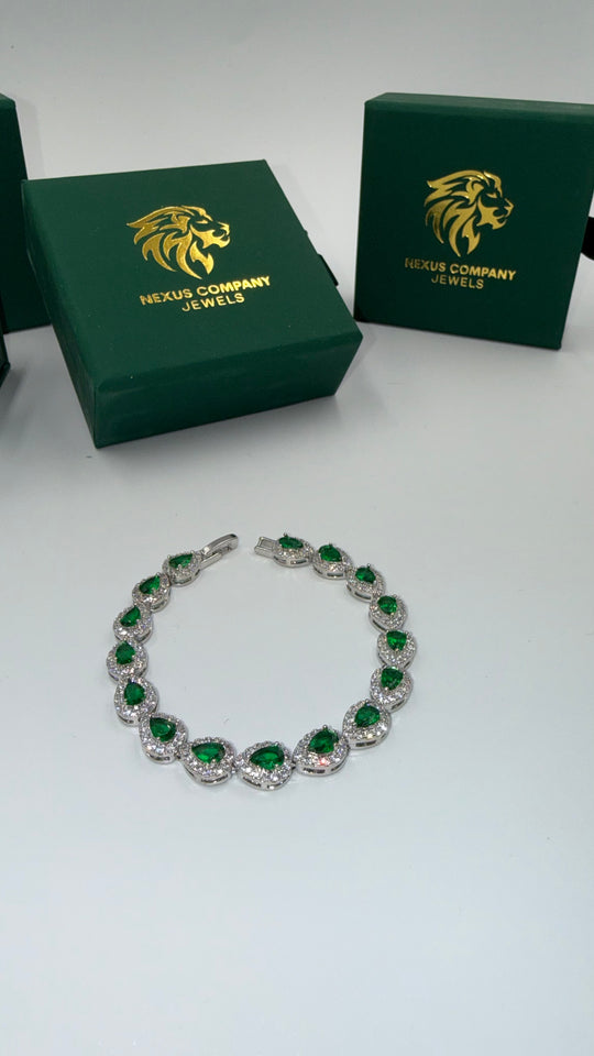 BRACCIALE ROYAL TEAR - EMERALD