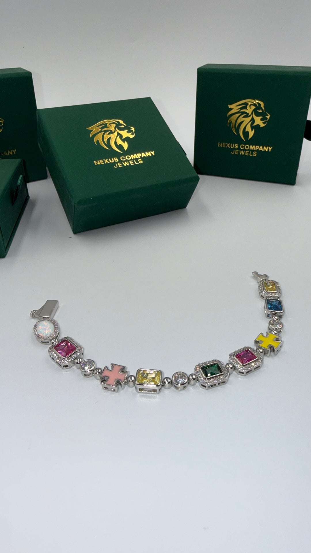 BRACCIALE GEMSTONE SILVER