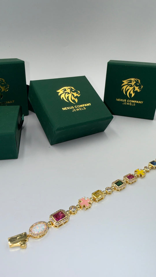 BRACCIALE GEMSTONE GOLD