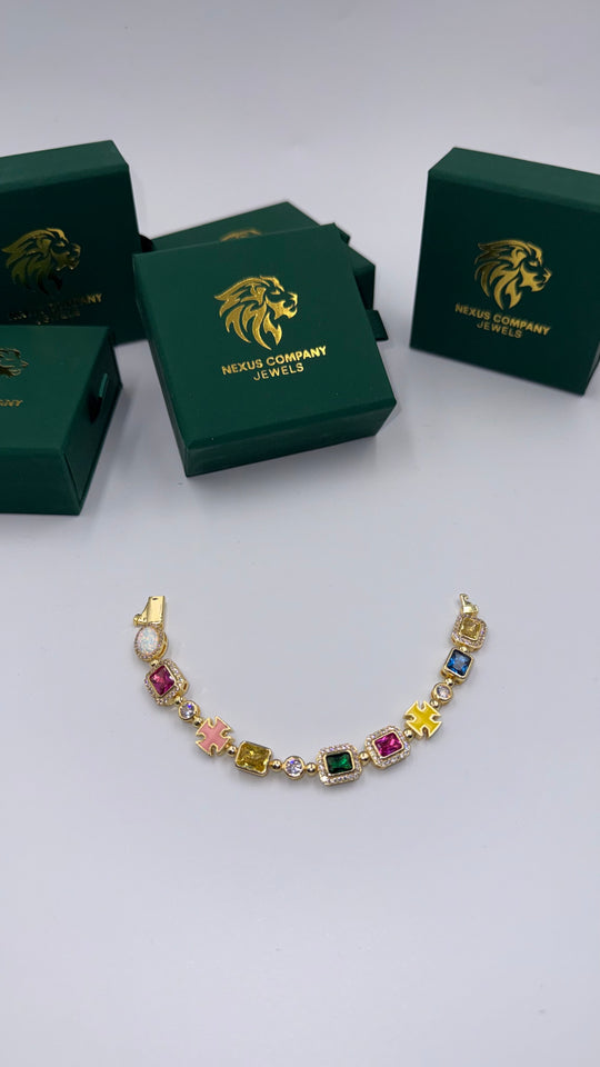 BRACCIALE GEMSTONE GOLD