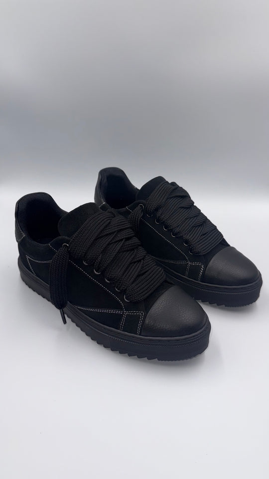 SCARPE NEXUS NERE IN CAMOSCIO