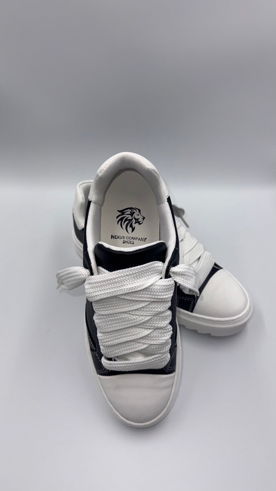 SCARPE NEXUS NERE/BIANCHE IN PELLE