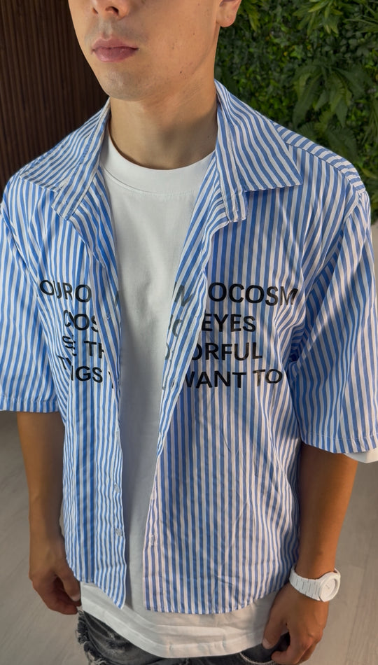 CAMICIA POSITANO BLU